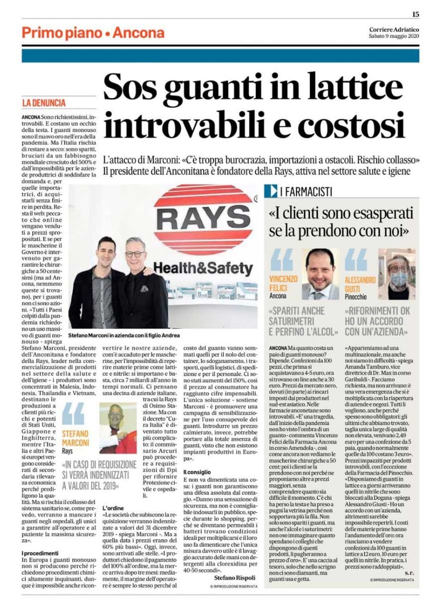 articolo del corriere adriatico